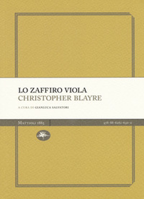 Lo zaffiro viola - Librerie.coop Lo zaffiro viola - Librerie.coop