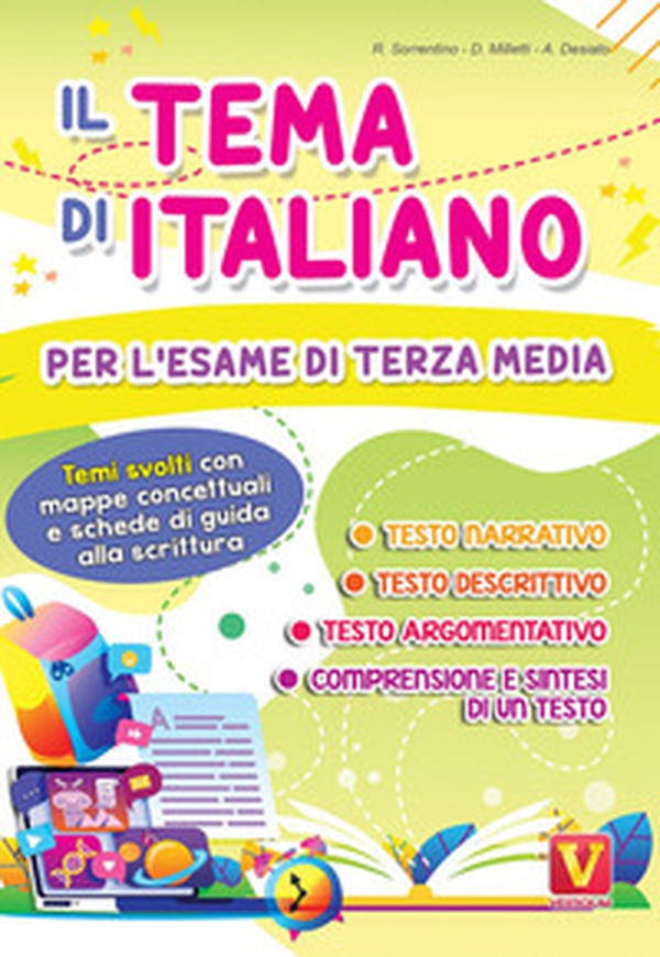 Il tema di italiano per l'esame di terza media. Temi svolti con mappe concettuali e schede di guida alla scrittura - Librerie.coop Il tema di italiano per l'esame di terza media. Temi svolti con mappe concettuali e schede di guida alla scrittura - Librerie.coop