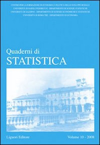 Quaderni di statistica - Vol. 10 - Librerie.coop
