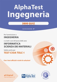 Alpha Test. Ingegneria 3800 quiz - Librerie.coop Alpha Test. Ingegneria 3800 quiz - Librerie.coop