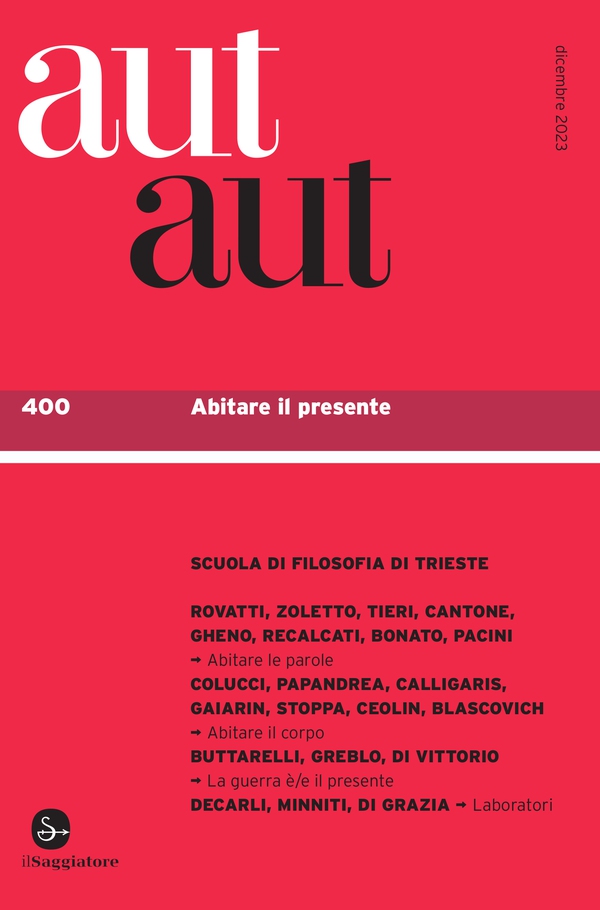 aut aut 400 - Librerie.coop aut aut 400 - Librerie.coop