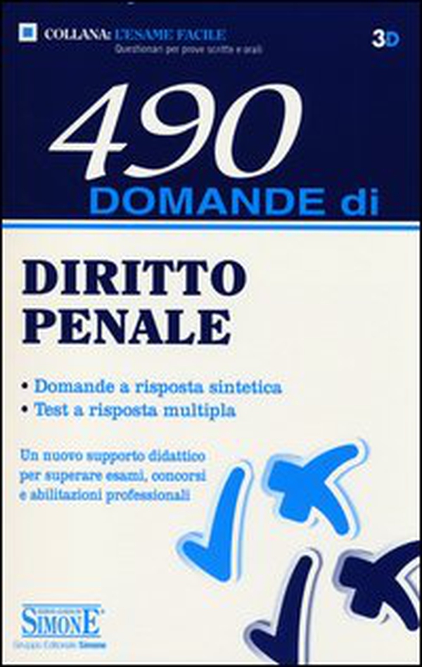 490 domande di diritto penale - Librerie.coop 490 domande di diritto penale - Librerie.coop