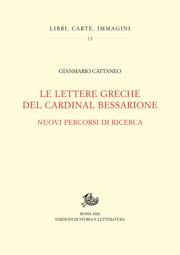 Le lettere greche del Cardinal Bessarione - Librerie.coop