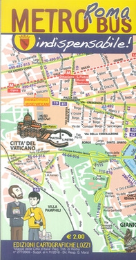 Indispensabile. Mappa Roma - Librerie.coop