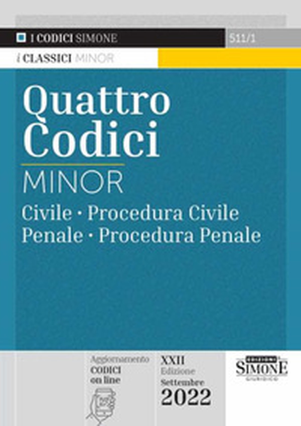 Quattro codici: Civile-Procedura civile-Penale-Procedura penale - Librerie.coop Quattro codici: Civile-Procedura civile-Penale-Procedura penale - Librerie.coop