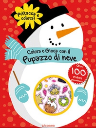 Colora e gioca con il pupazzo di neve. Colorastickers. Con adesivi - Librerie.coop