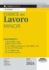 Codice del Lavoro. Ediz. minor - Librerie.coop Codice del Lavoro. Ediz. minor - Librerie.coop