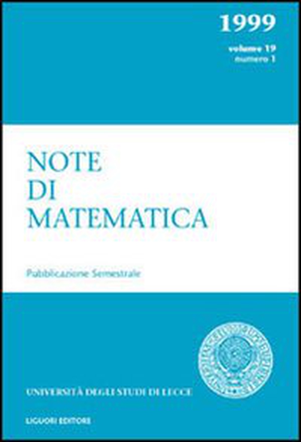 Note di matematica - Librerie.coop Note di matematica - Librerie.coop