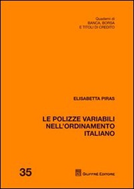 Le polizze variabili nell'ordinamento italiano - Librerie.coop
