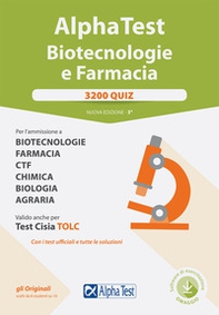 Alpha Test. Biotecnologie e farmacia. 3200 quiz - Librerie.coop Alpha Test. Biotecnologie e farmacia. 3200 quiz - Librerie.coop