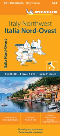 Italy Northwest-Italia Nord Ovest 1:400.000 - Librerie.coop