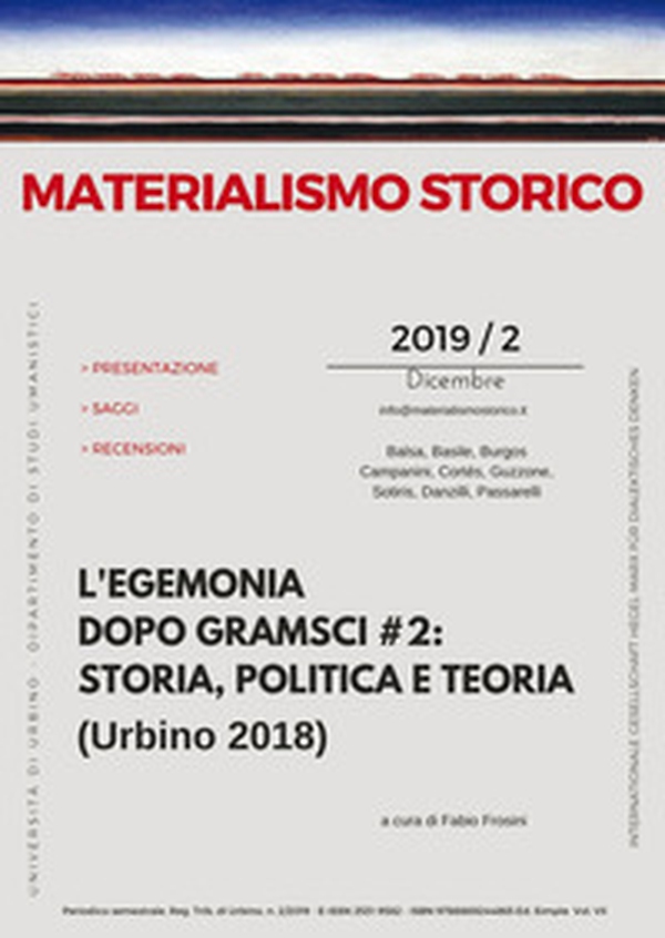 Materialismo storico. Rivista di filosofia, storia e scienze umane - Librerie.coop Materialismo storico. Rivista di filosofia, storia e scienze umane - Librerie.coop