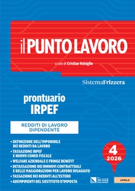 Il Punto Lavoro 4/2026 - Prontuario IRPEF - Librerie.coop