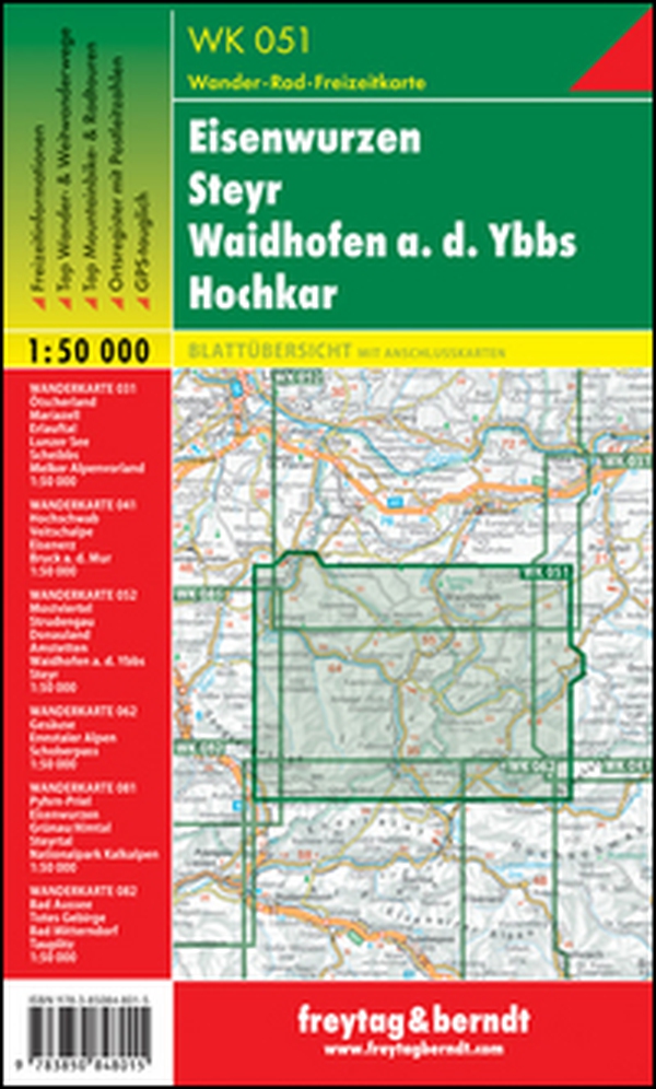 Eisenwurzen, Steyr, Waidhofen a.d. Ybbs, Hochkar 1:50.000 - Librerie.coop Eisenwurzen, Steyr, Waidhofen a.d. Ybbs, Hochkar 1:50.000 - Librerie.coop