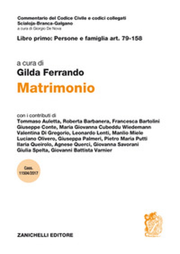 Art. 79-158. Matrimonio - Librerie.coop Art. 79-158. Matrimonio - Librerie.coop
