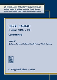 Legge Capitali (5 marzo 2024, n. 21). Commentario - Librerie.coop