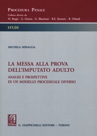 La messa alla prova dell'imputato adulto. Analisi e prospettive di un sistema processuale diverso - Librerie.coop La messa alla prova dell'imputato adulto. Analisi e prospettive di un sistema processuale diverso - Librerie.coop
