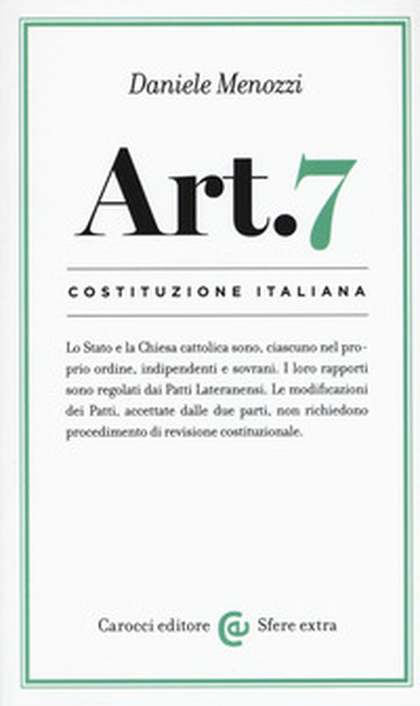 Costituzione italiana: articolo 7 - Librerie.coop Costituzione italiana: articolo 7 - Librerie.coop