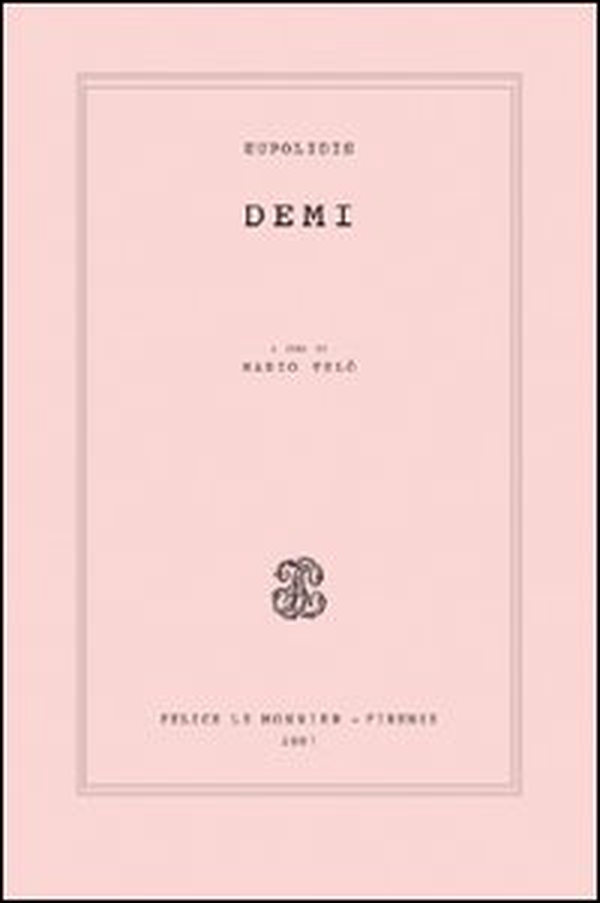 Eupolidis Demi - Librerie.coop Eupolidis Demi - Librerie.coop
