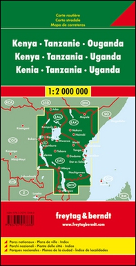 Kenya-Tanzania-Uganda 1:2.000.000 - Librerie.coop
