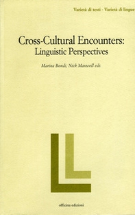 Cross-cultural encounters. Linguistic perspectives - Librerie.coop