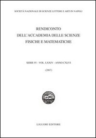 Rendiconto dell'Accademia delle scienze fisiche e matematiche. Serie IV - Librerie.coop