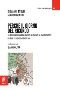 Perché il Giorno del Ricordo. La frontiera giuliana dai conflitti del passato al dialogo europeo. La legge 92/2004 compie vent'anni - Librerie.coop