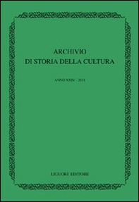 Archivio di storia della cultura (2011) - Librerie.coop