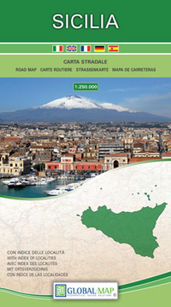 Sicilia. Carta stradale della regione 1:250.000 (cm 120x86) - Librerie.coop Sicilia. Carta stradale della regione 1:250.000 (cm 120x86) - Librerie.coop