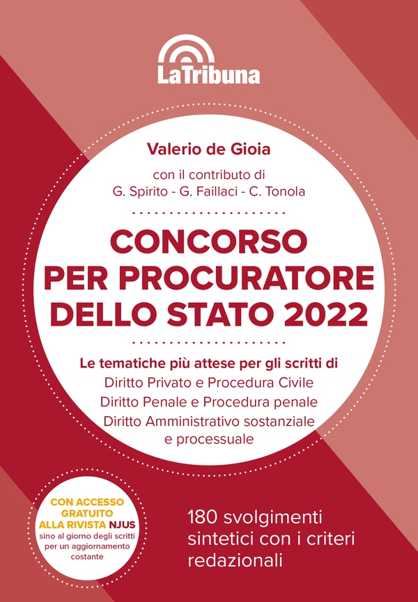Concorso per Procuratore dello Stato 2022 - Librerie.coop Concorso per Procuratore dello Stato 2022 - Librerie.coop