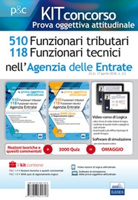 Concorso Agenzia delle Entrate. Prova oggettiva attitudinale. Teoria e test per i concorsi a 510 Funzionari tributari e 118 Funzionari tecnici. Kit completo - Librerie.coop