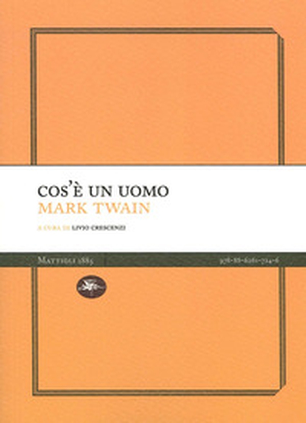 Cos'è un uomo - Librerie.coop Cos'è un uomo - Librerie.coop
