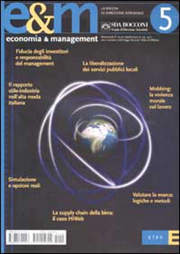 Economia & management - Vol. 5 - Librerie.coop Economia & management - Vol. 5 - Librerie.coop
