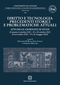 Diritto e tecnologia. Precedenti storici e problematiche attuali - Librerie.coop