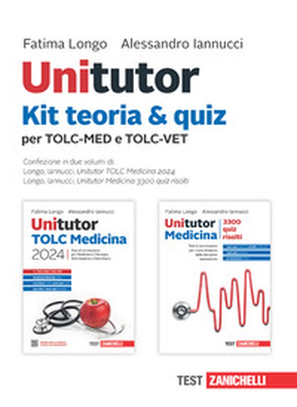 Unitutor TOLC Medicina 2024. Test di ammissione per Medicina e Chirurgia, Odontoiatria e Veterinaria. Kit teoria & quiz Unitutor TOLC Medicina 2024 e Unitutor Medicina 3300 quiz risolti - Librerie.coop Unitutor TOLC Medicina 2024. Test di ammissione per Medicina e Chirurgia, Odontoiatria e Veterinaria. Kit teoria & quiz Unitutor TOLC Medicina 2024 e Unitutor Medicina 3300 quiz risolti - Librerie.coop