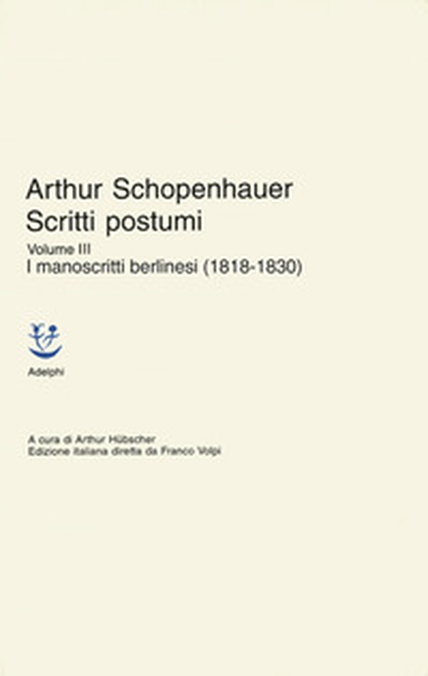 Scritti postumi - Librerie.coop Scritti postumi - Librerie.coop