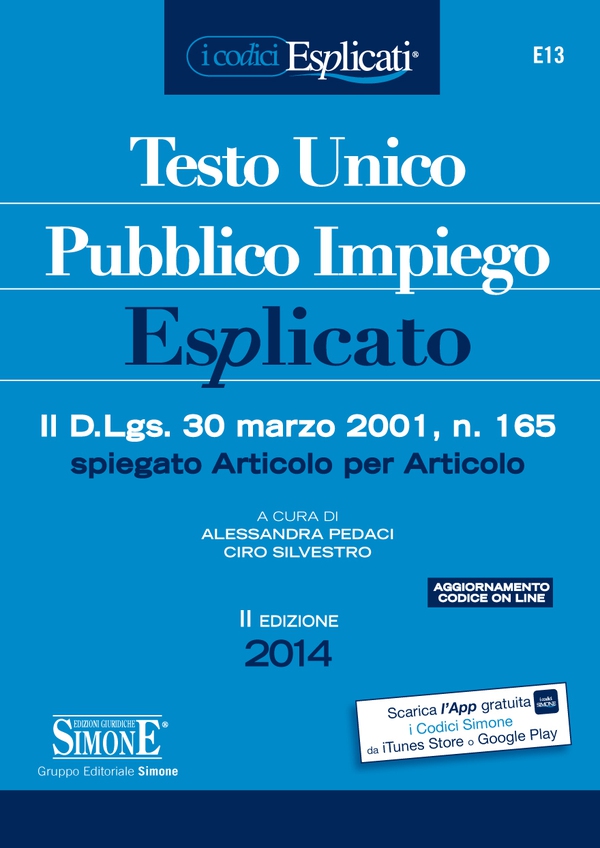 Testo Unico Pubblico Impiego Esplicato - Librerie.coop Testo Unico Pubblico Impiego Esplicato - Librerie.coop