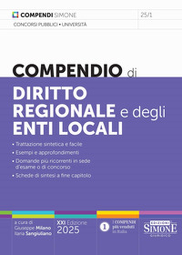 Compendio di diritto regionale e degli enti locali - Librerie.coop Compendio di diritto regionale e degli enti locali - Librerie.coop