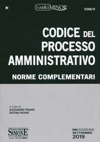 Codice del processo amministrativo. Norme complementari - Librerie.coop Codice del processo amministrativo. Norme complementari - Librerie.coop