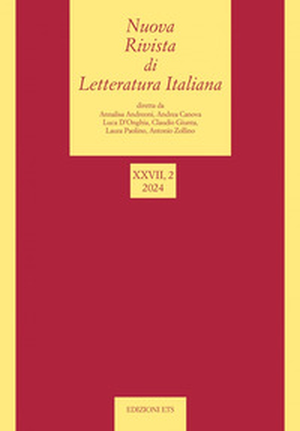 Nuova rivista di letteratura italiana - Vol. 2 - Librerie.coop Nuova rivista di letteratura italiana - Vol. 2 - Librerie.coop
