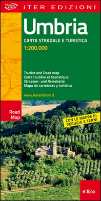 Umbria. Carta stradale e turistica 1:200.000 - Librerie.coop