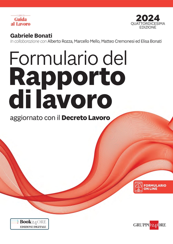 Formulario del Rapporto di lavoro 2024 - Librerie.coop Formulario del Rapporto di lavoro 2024 - Librerie.coop
