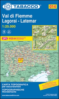 Val di Fiemme. Lagorai. Latemar 1:25.000 - Librerie.coop