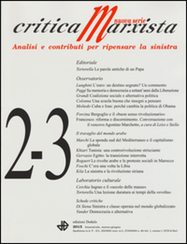 Critica marxista (2015) vol. 2-3 - Librerie.coop Critica marxista (2015) vol. 2-3 - Librerie.coop