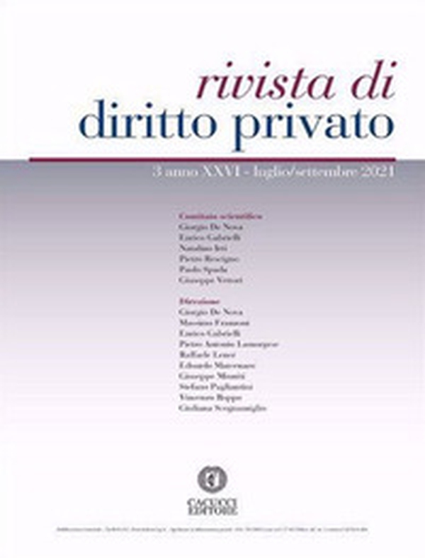 Rivista di diritto privato - Librerie.coop Rivista di diritto privato - Librerie.coop