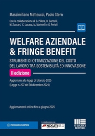 Welfare aziendale & fringe benefit. Strumenti di ottimizzazione del costo del lavoro tra sostenibilità ed innovazione - Librerie.coop