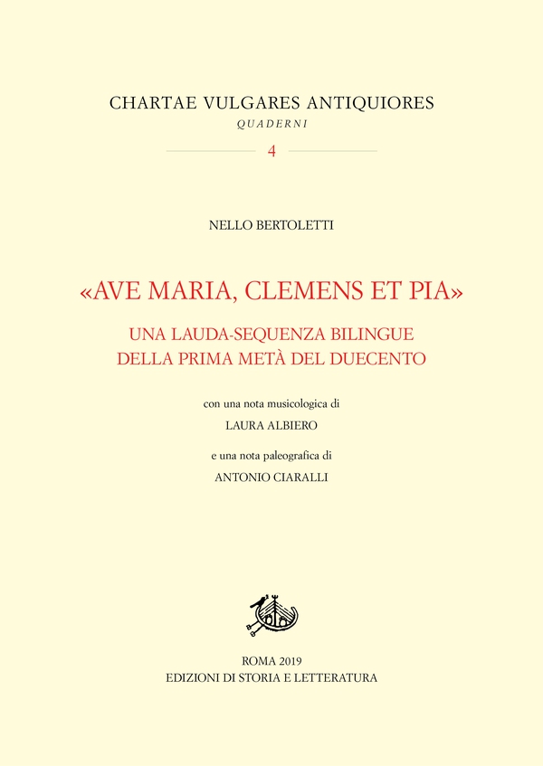 «Ave Maria, clemens et pia» - Librerie.coop
