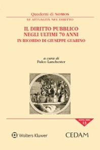 Il diritto pubblico negli ultimi 70 anni. In ricordo di Giuseppe Guarino - Librerie.coop