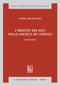 I prestiti dei soci nelle società di capitali - Librerie.coop I prestiti dei soci nelle società di capitali - Librerie.coop