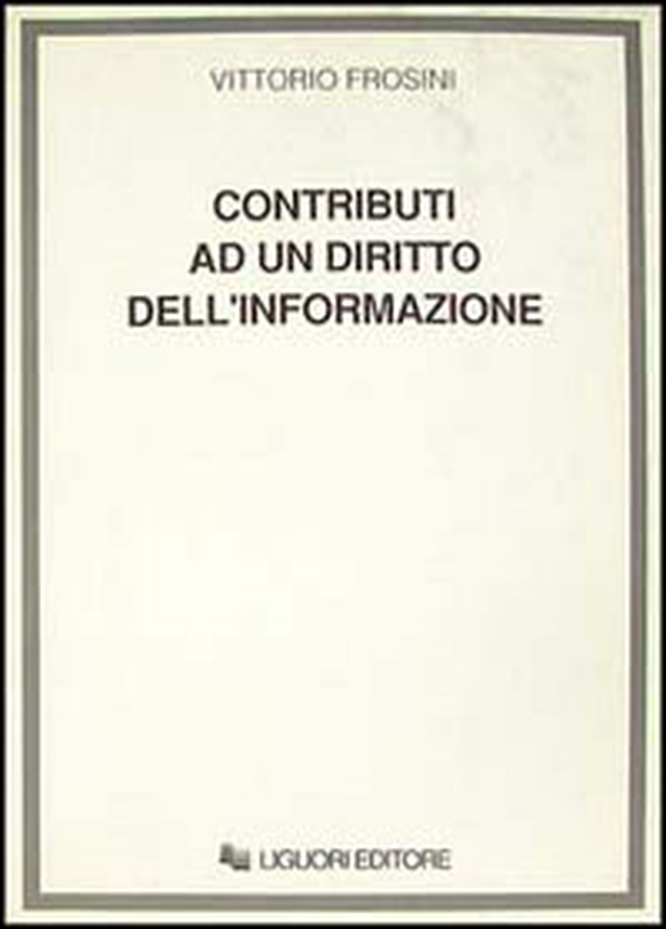 Contributi ad un diritto dell'informazione - Librerie.coop Contributi ad un diritto dell'informazione - Librerie.coop